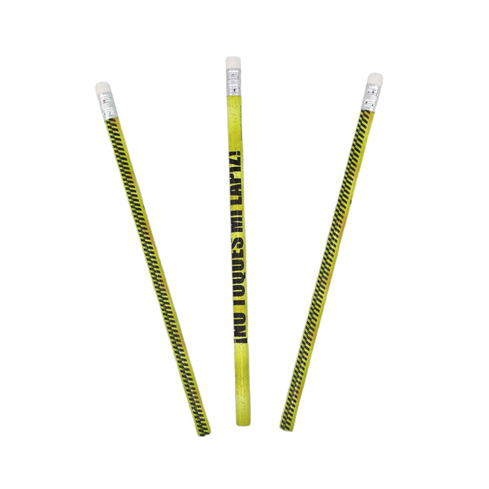 ¡No toques mi lápiz! Spanish Pencils (One dozen)