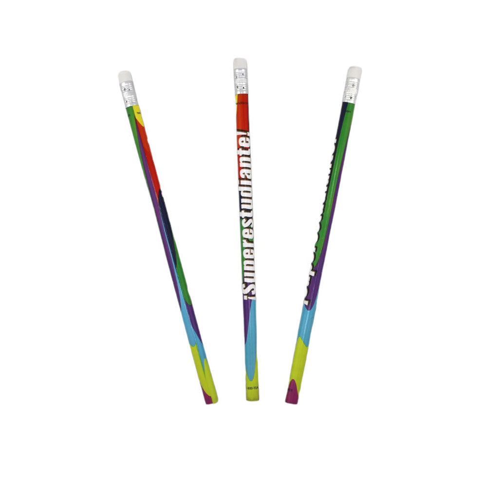 ¡Superestudiante! Spanish Pencils (One dozen)
