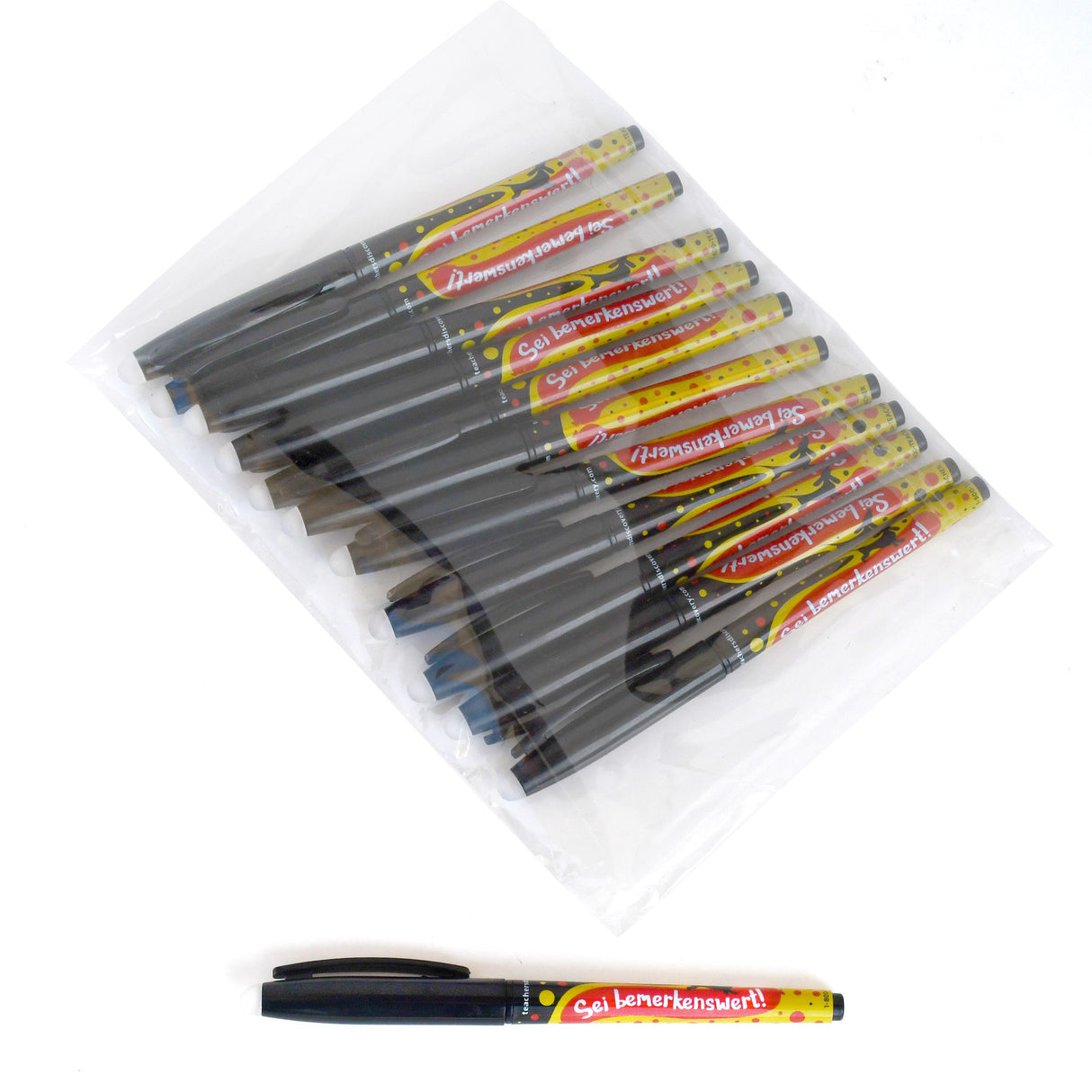 Sei bemerkenswert! German Erasable Ink Pens - One Dozen