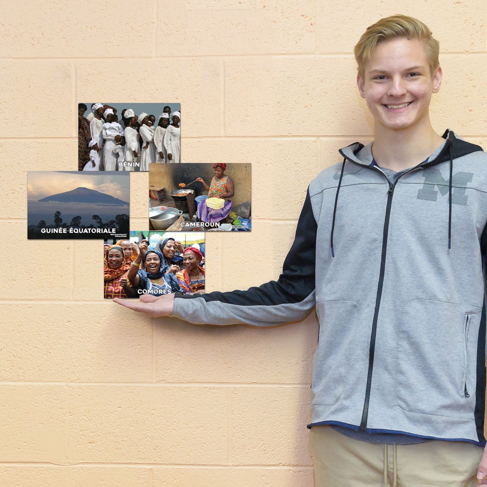 French-Speaking Africa - Banner and Mini-Posters - Set of 42