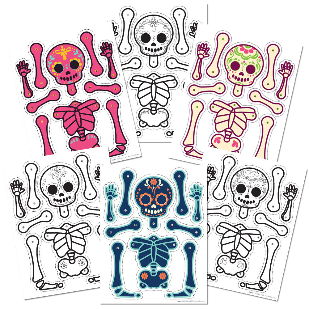 Posable Calacas Printable Download – Teacher's Discovery