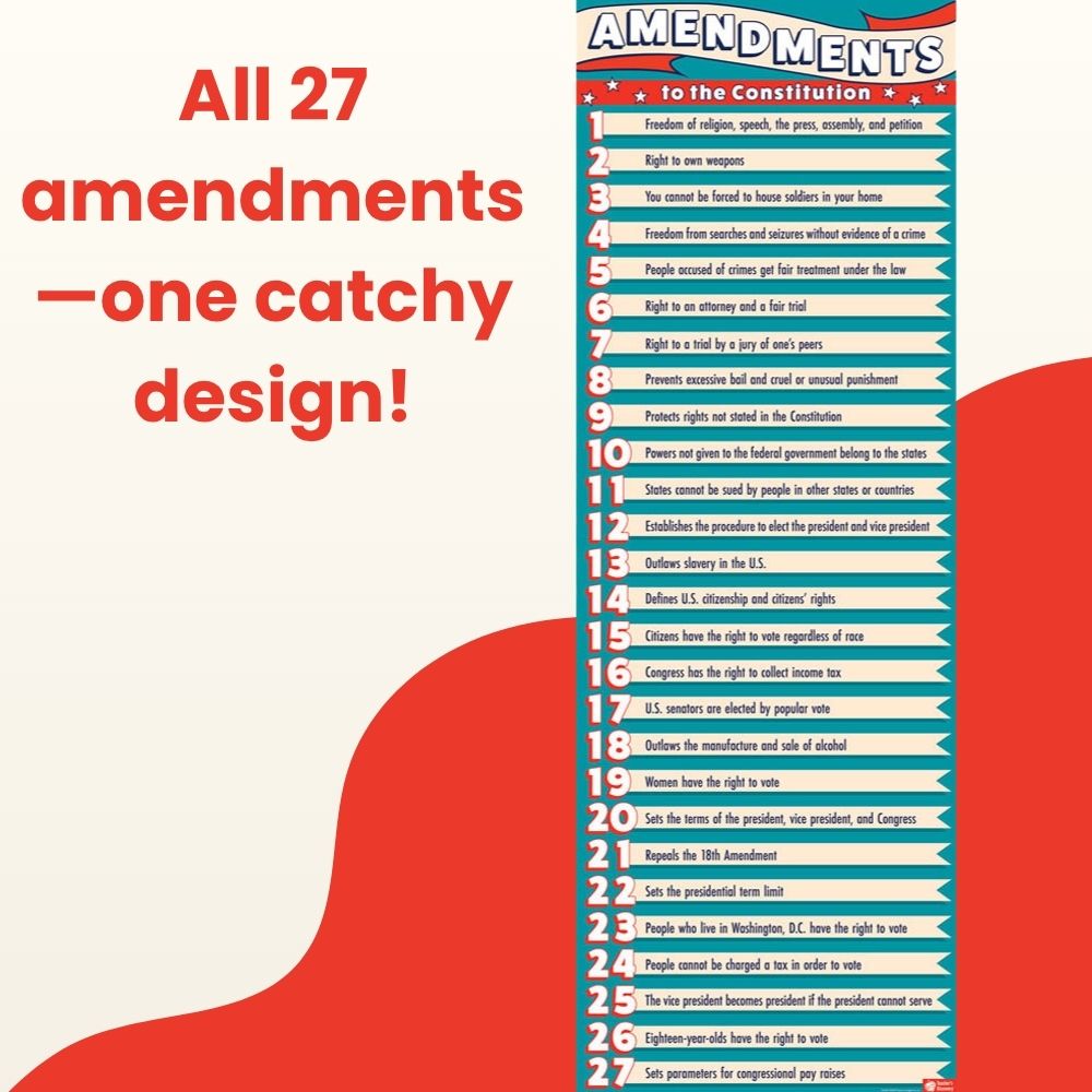 27 Amendments Skinny Poster