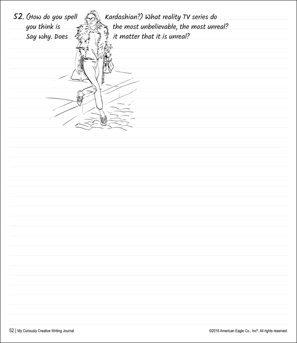 My Curiously Creative Writing Journal Print Set of 30