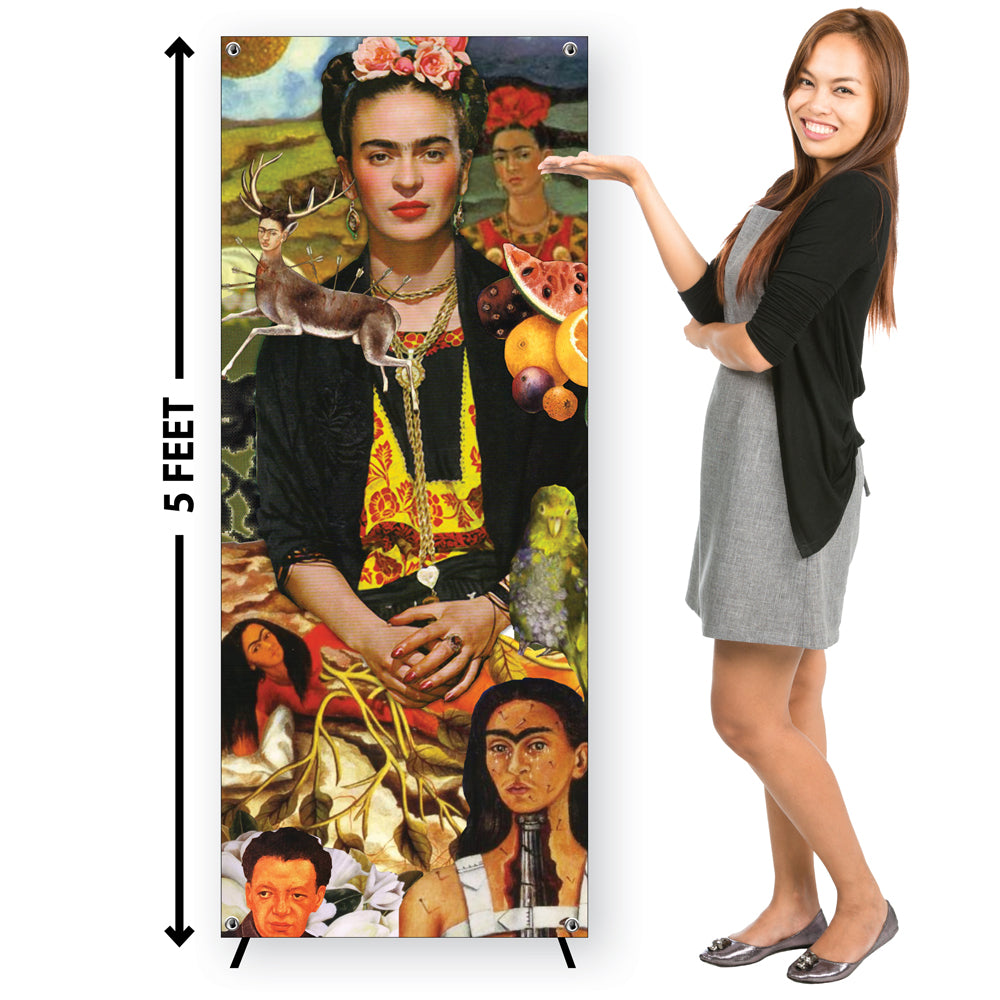 Frida Kahlo - Spanish - Door Chart with X-Stand