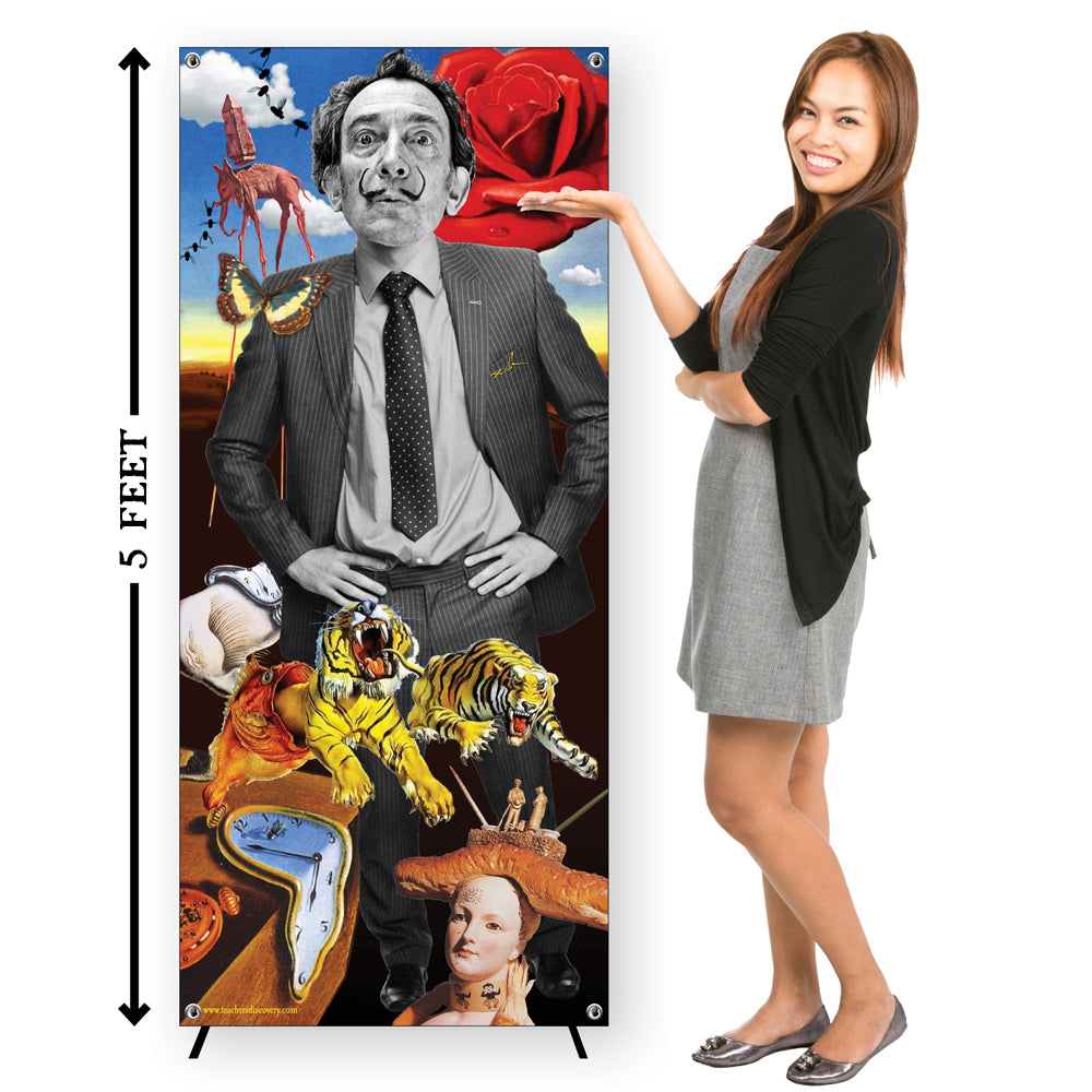 Salvador Dali - Spanish -Door Chart with X-Stand
