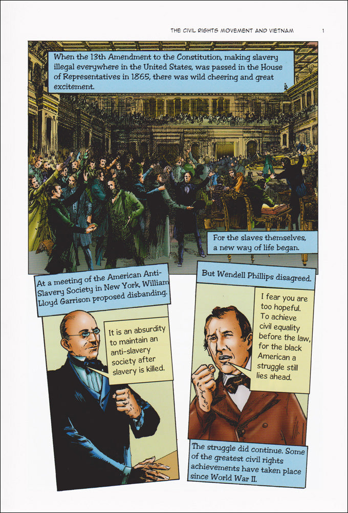 Civil Rights Movement and Vietnam Graphic Novel