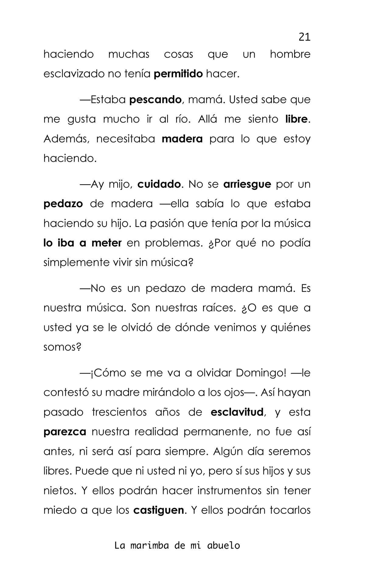 La marimba de mi abuelo - Level 4 - Spanish Reader by Adriana Ramírez (with optional Teacher's Guide)