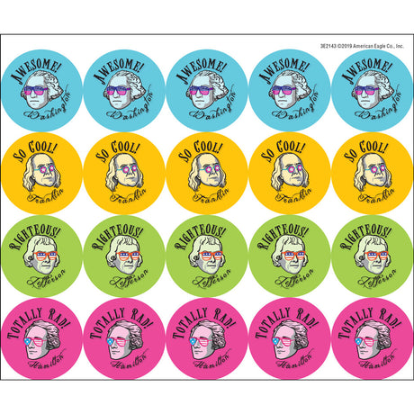 Founding Fathers Stickers (100)