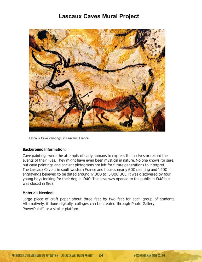 World History Thematic Unit: Prehistory and the Agricultural Revolution Download