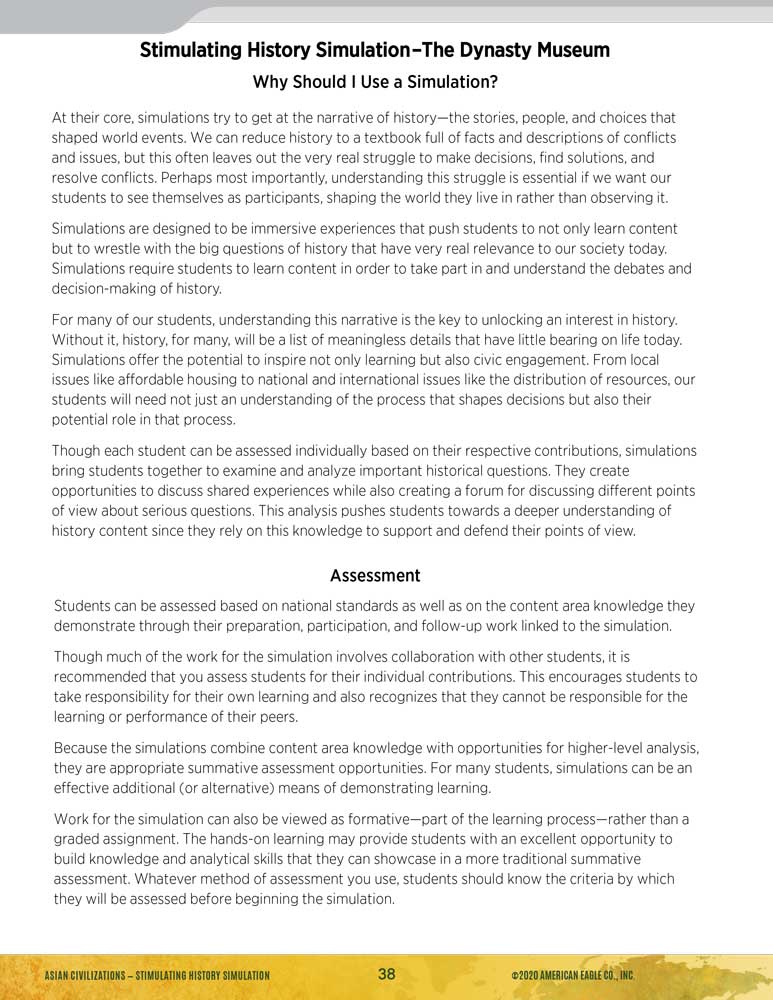 World History Thematic Unit: Asian Civilizations Download