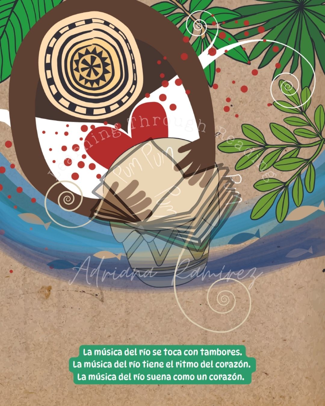 Cumbia: Hija de dos tierras - Level 1 - Spanish Reader by Adriana Ramírez (with optional Teacher's Guide)