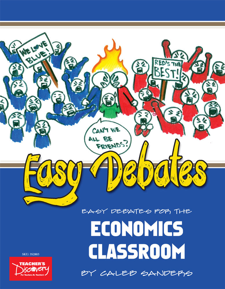 1st Editions Easy Debates for the Social Studies Classroom Activity Book Set of 5 Books