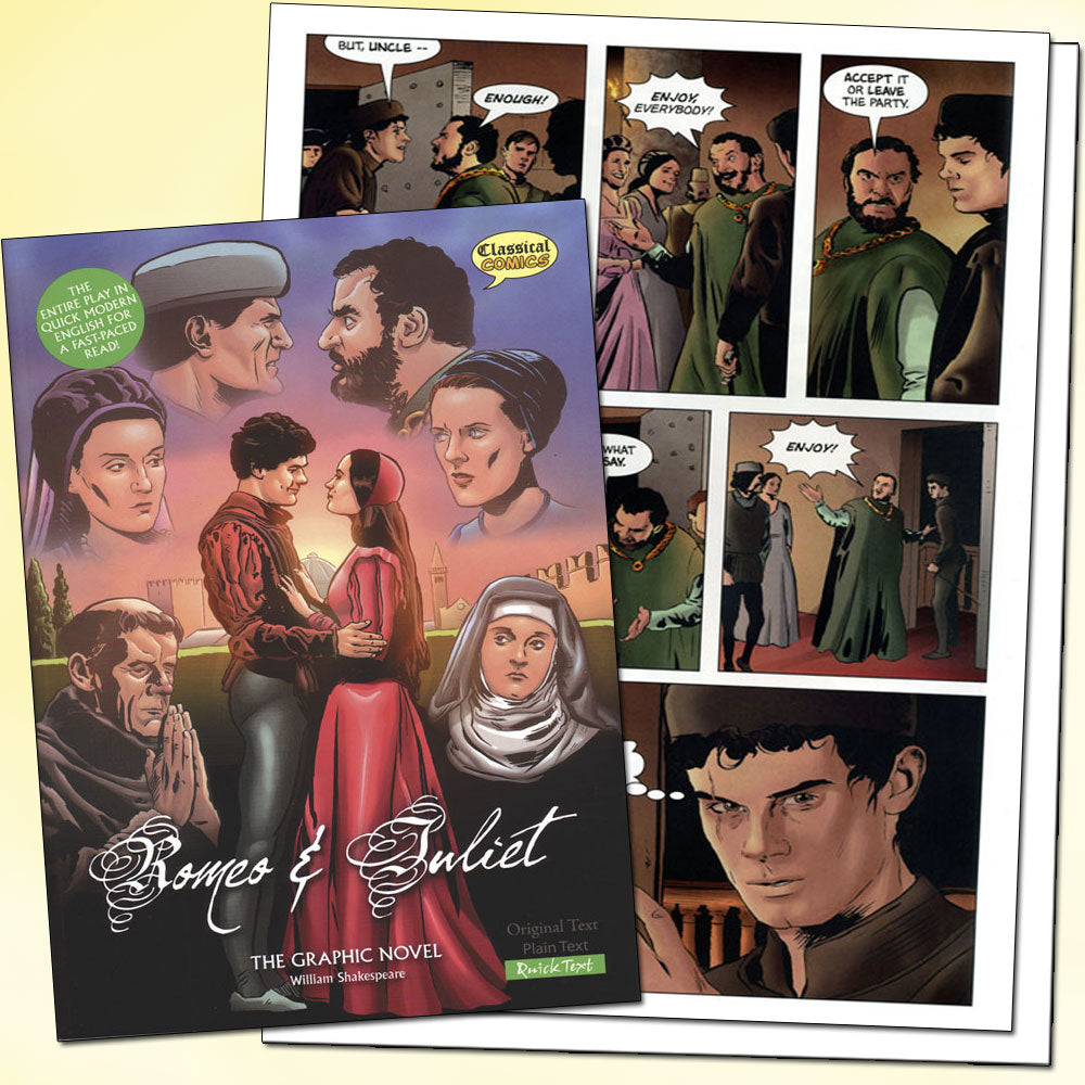 Romeo and Juliet Classical Comics Quick Text (380L)