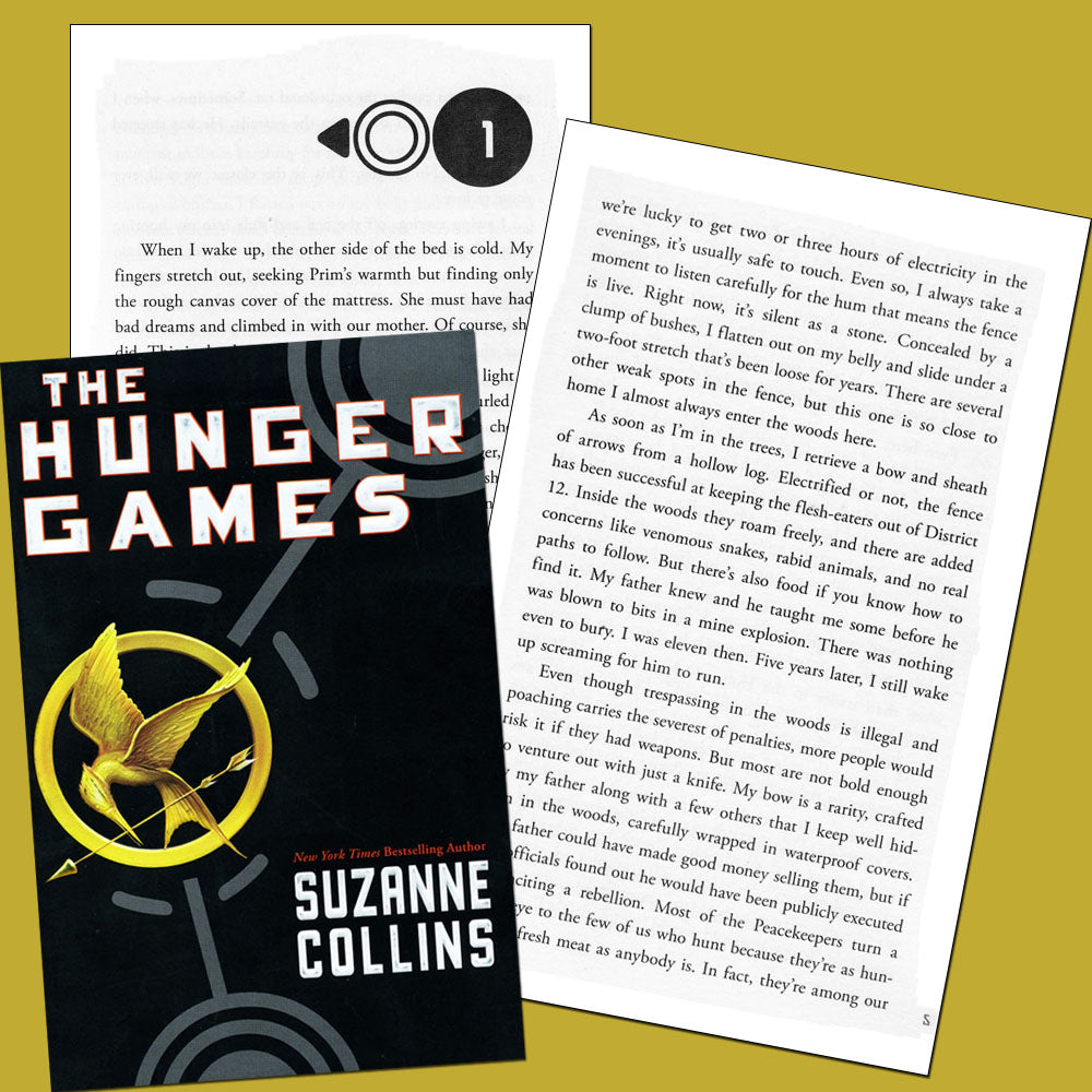 The Hunger Games Paperback Book (1140L)