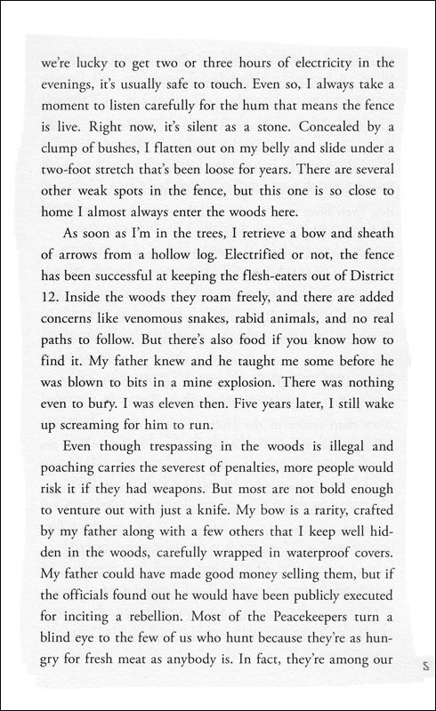 The Hunger Games Paperback Book (1140L)