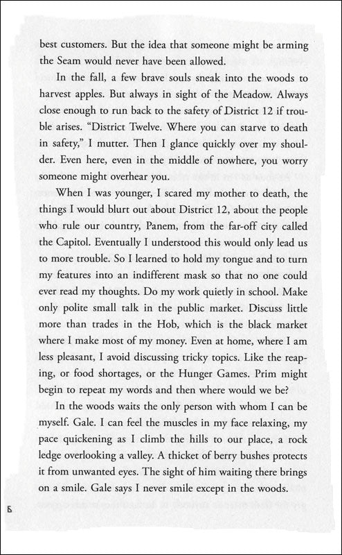 The Hunger Games Paperback Book (1140L)