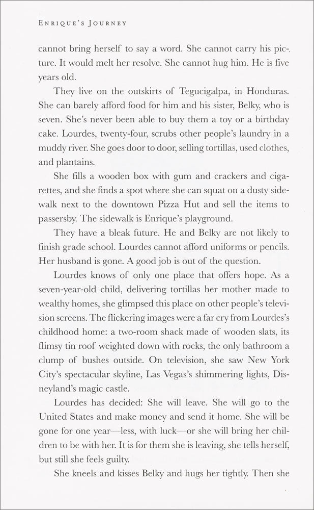 Enrique's Journey Paperback Novel (770L)