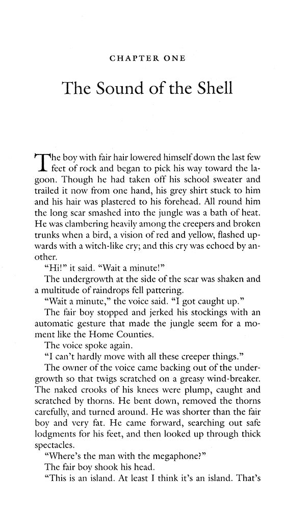 Lord of the Flies Paperback Book (770L)