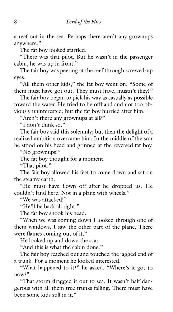 Lord of the Flies Paperback Book (770L)