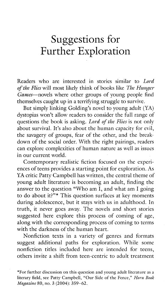 Lord of the Flies Paperback Book (770L)
