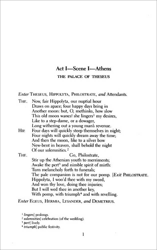 A Midsummer Night's Dream Paperback Book (NC1040L)