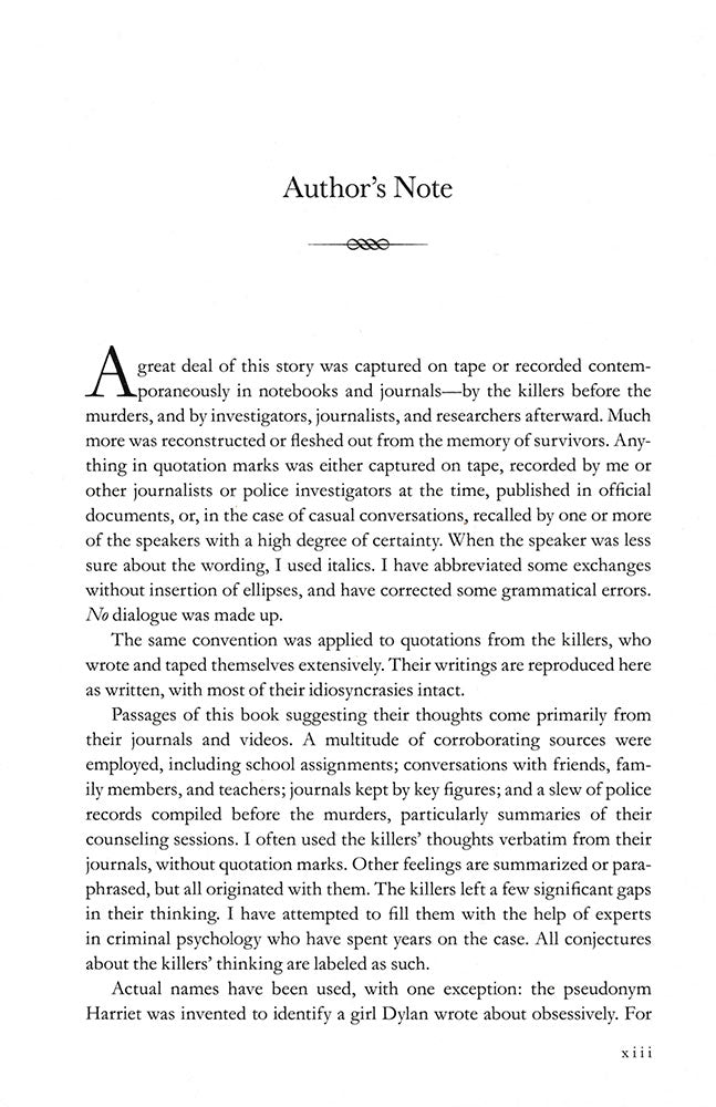 Columbine Book (HL760L)