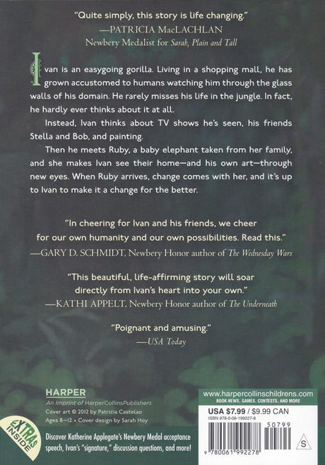 The One and Only Ivan Paperback Book (570L)