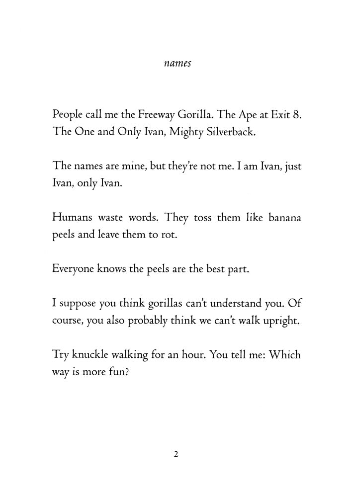The One and Only Ivan Paperback Book (570L)
