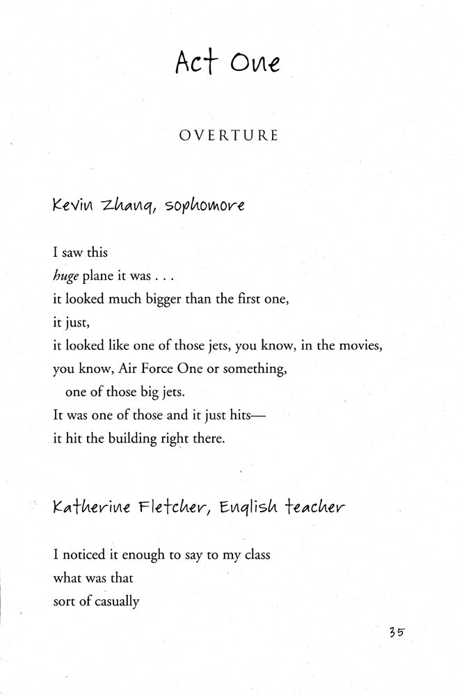 With Their Eyes: September 11th, The View from a High School at Ground Zero Paperback Book