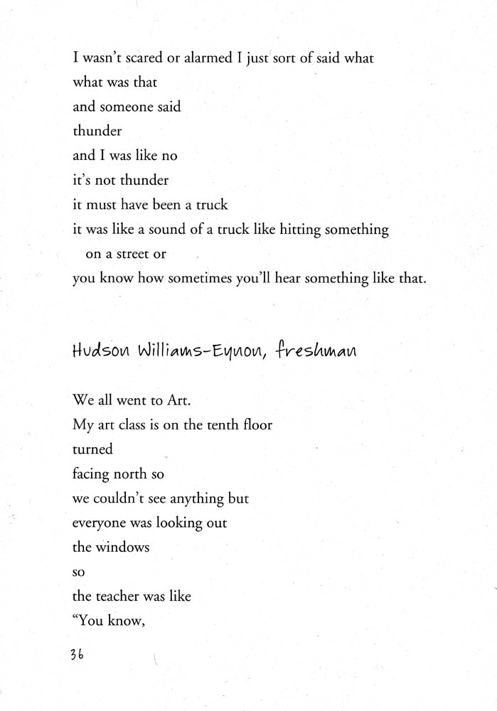 With Their Eyes: September 11th, The View from a High School at Ground Zero Paperback Book