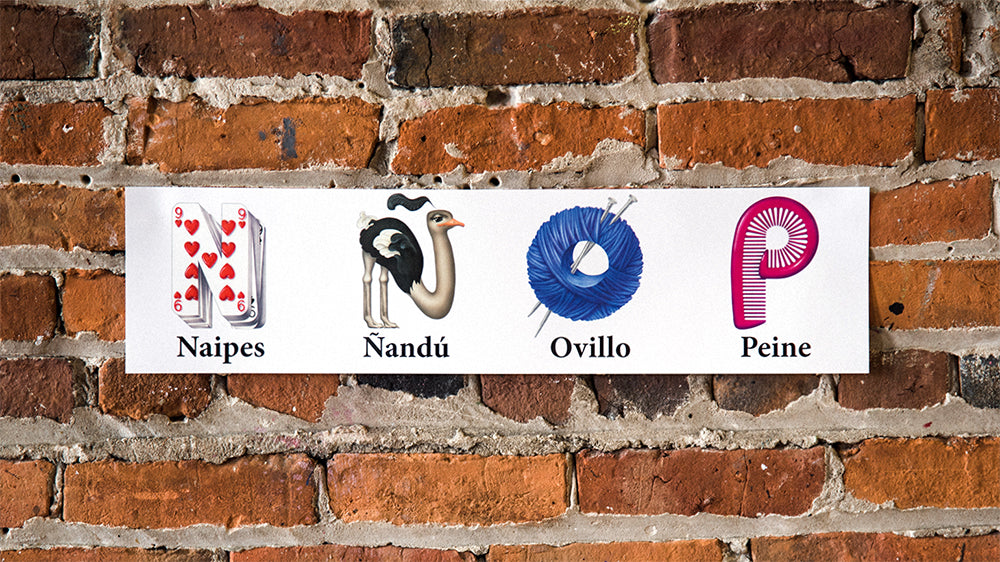 Kern Alphabet Strips - Spanish - Sign - Set of 6