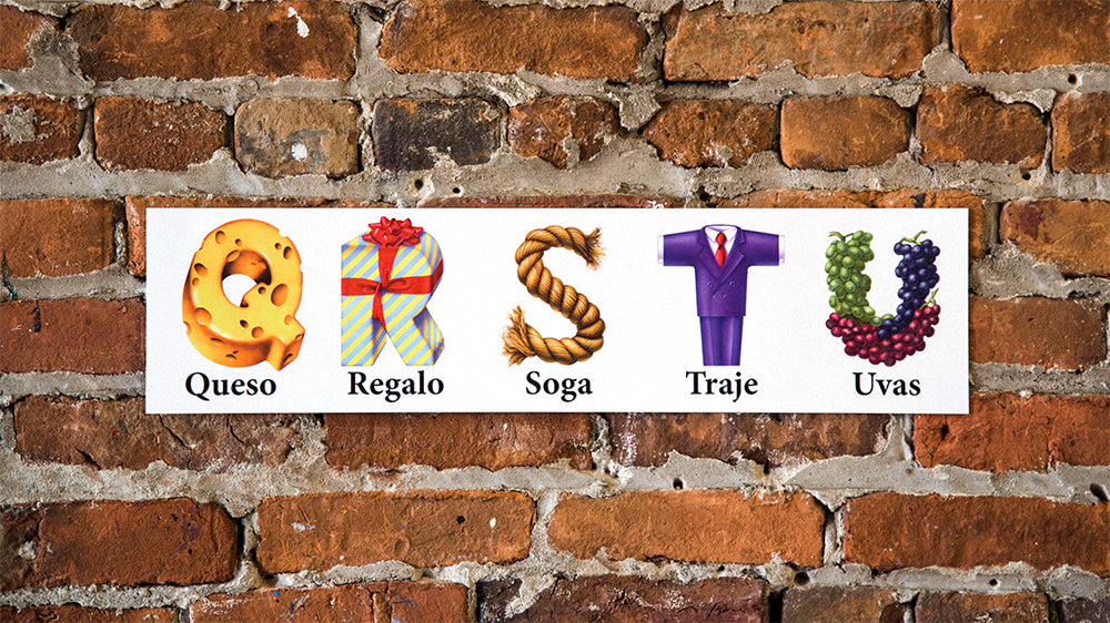 Kern Alphabet Strips - Spanish - Sign - Set of 6