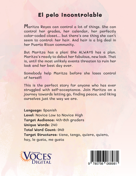 El pelo incontrolable - Level 1 - Spanish Reader by Grace V. Sotomayor Mantri