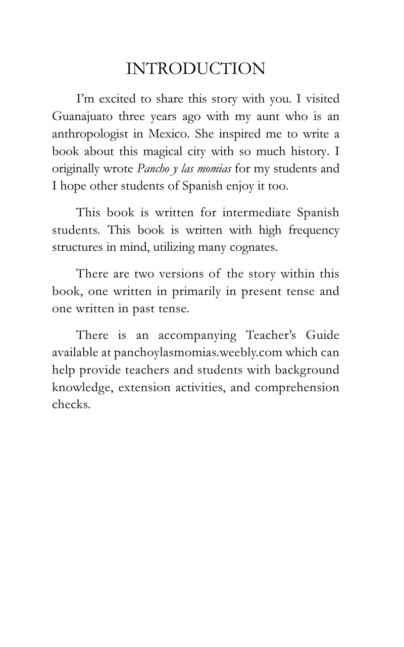 Pancho y las momias - Level 2/3 - Spanish Reader by Rachel Emery