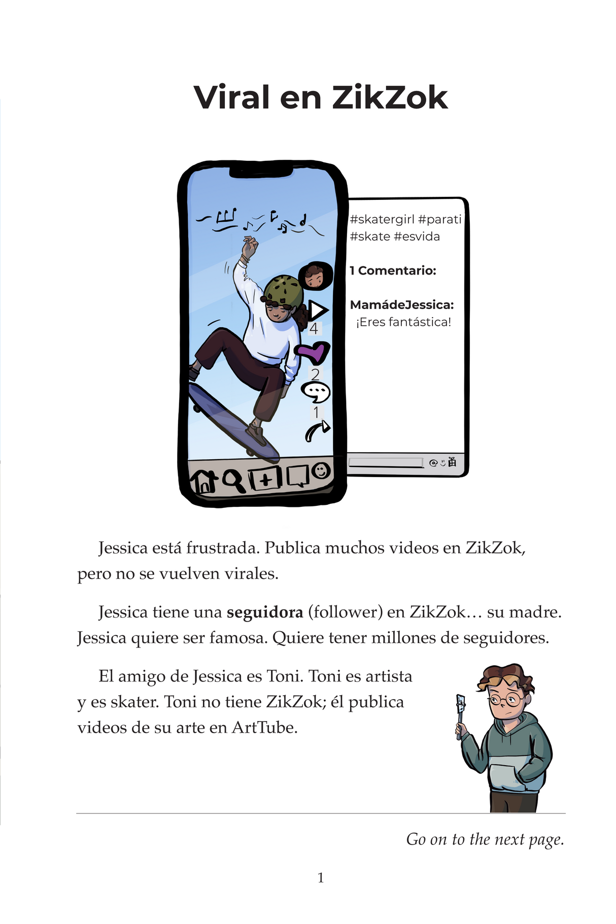 Viral en ZikZok - Level 2 - Spanish Reader by Rachel Emery