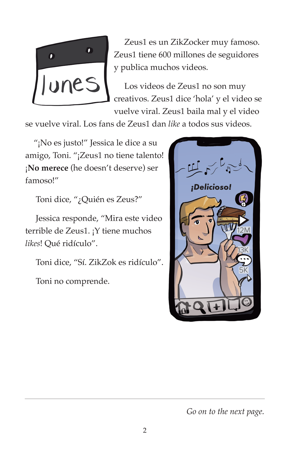 Viral en ZikZok - Level 2 - Spanish Reader by Rachel Emery