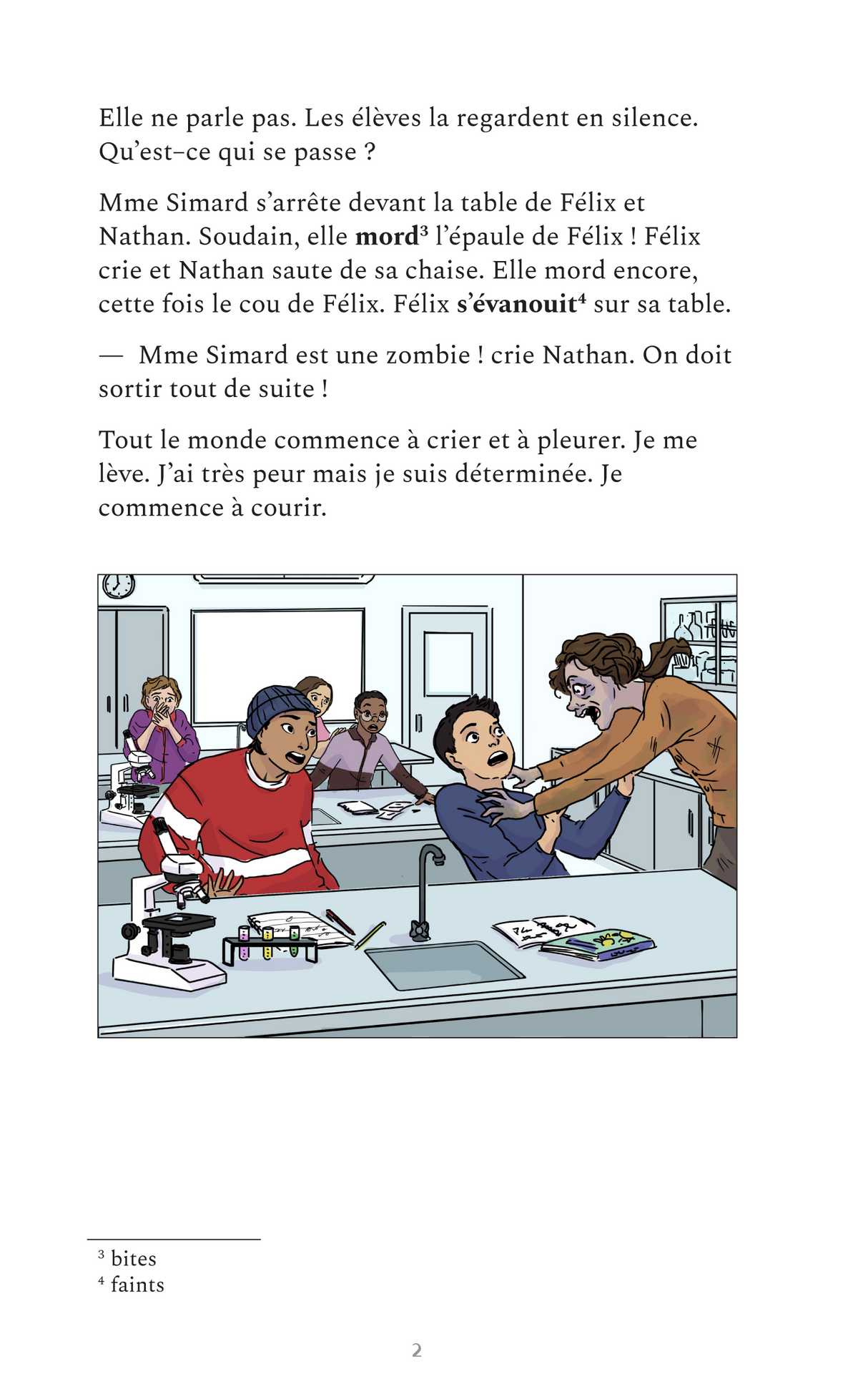 Les zombies attaquent Québec ! - Level 2 - French Reader by Andrea Caulfield