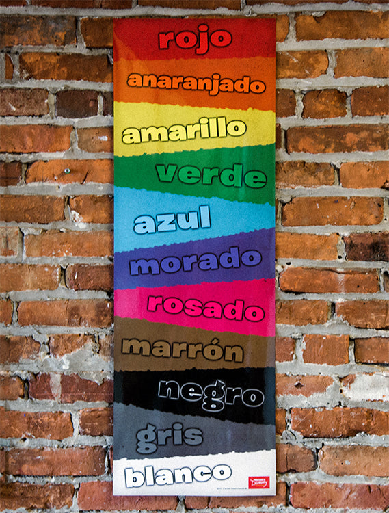 Colors - Spanish - Skinny Poster