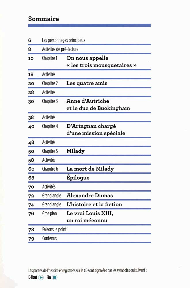 Les Trois mousquetaires - Level 2 - French Reader