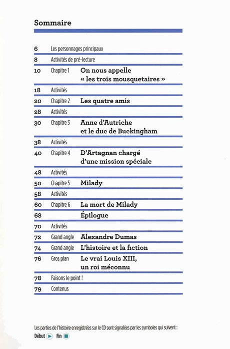 Les Trois mousquetaires - Level 2 - French Reader