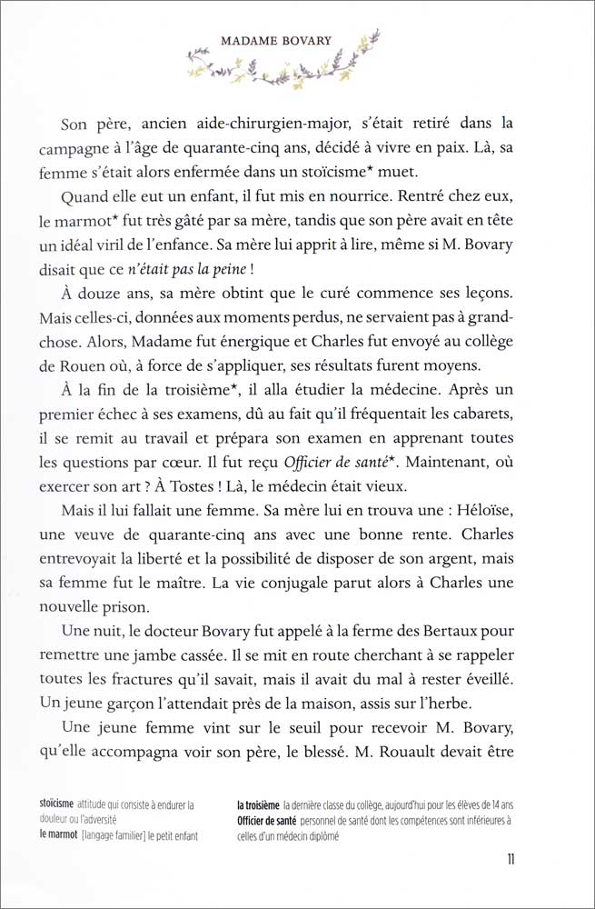 Madame Bovary - Level 3+ - French Reader