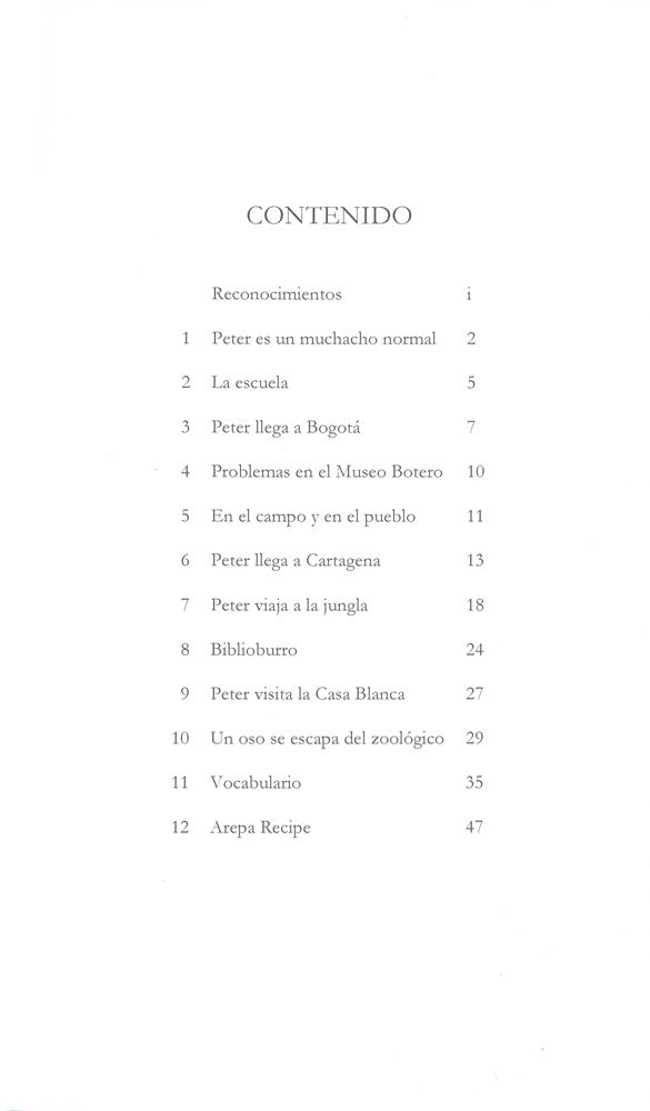 Peter va a Colombia - Level 1 - Spanish Reader by Craig Klein Dexemple