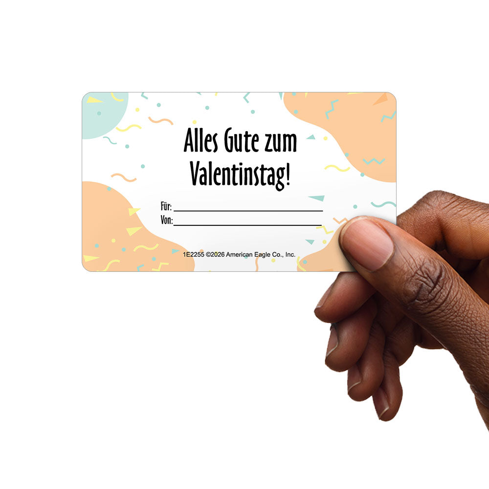 German Valentine's Day Cards - Set of 30