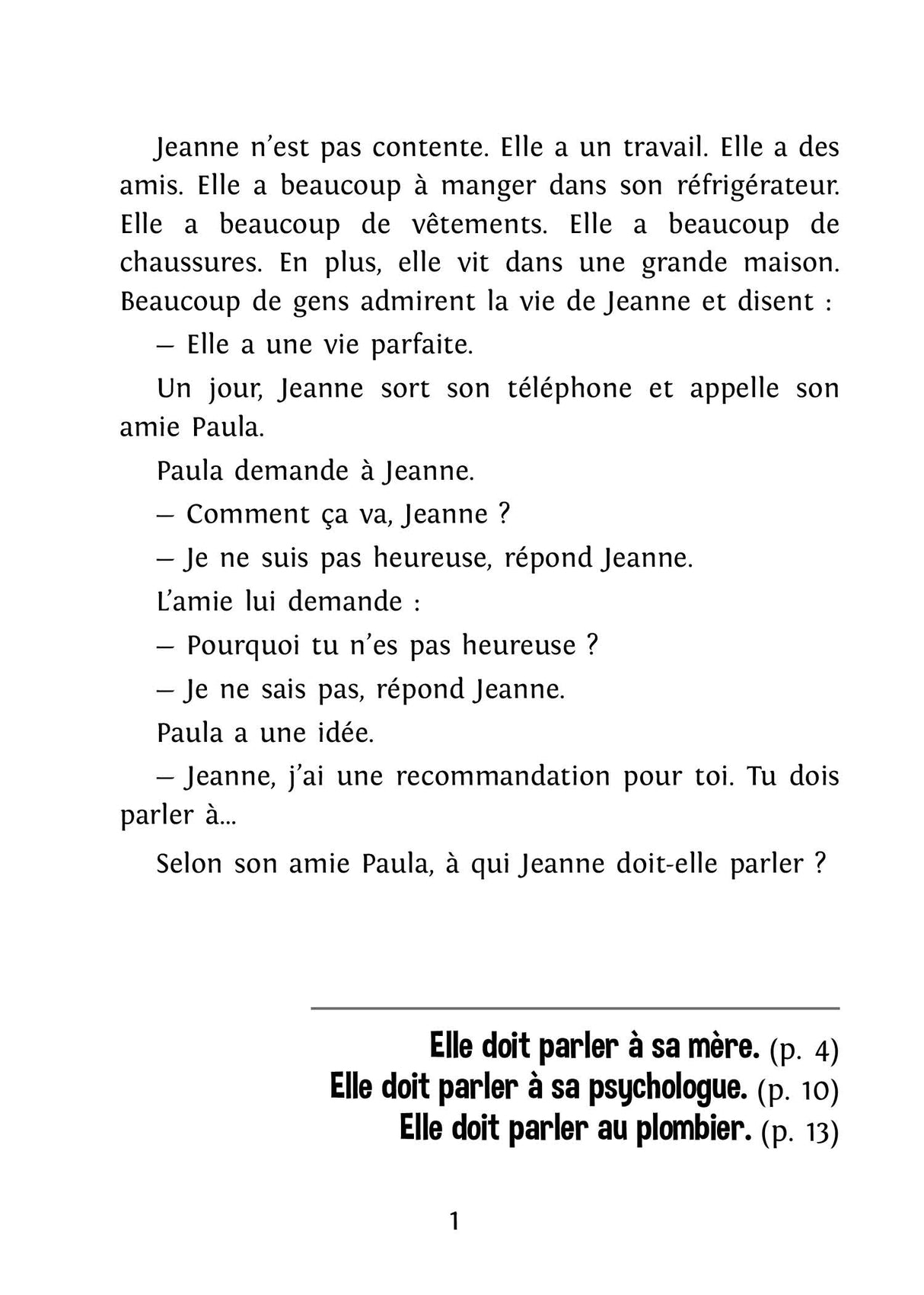 Jeanne et le chocolat French Level 2 Reader