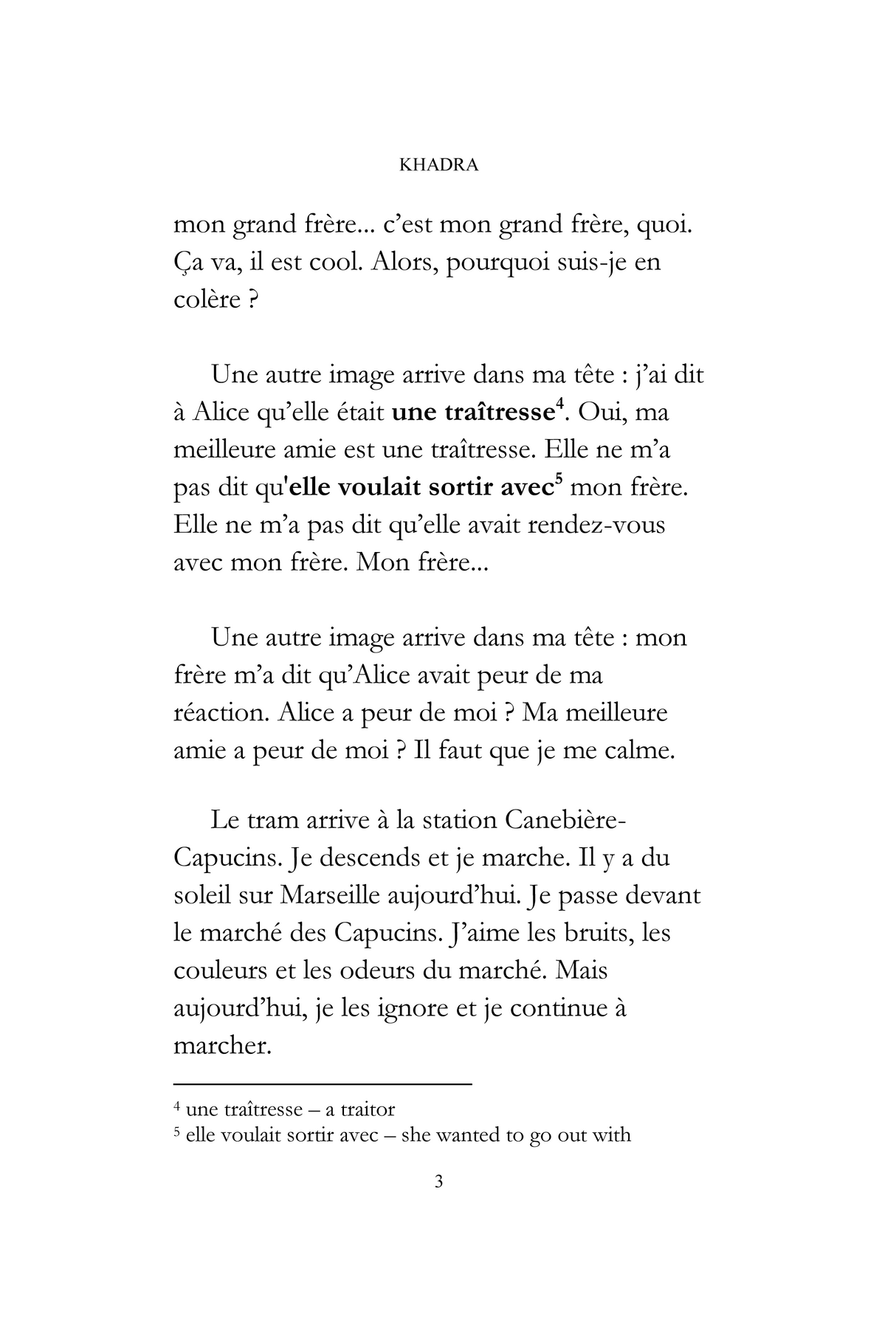 Khadra : 63 rue d'Aubagne - Level 2 - French Reader by Cécile Lainé