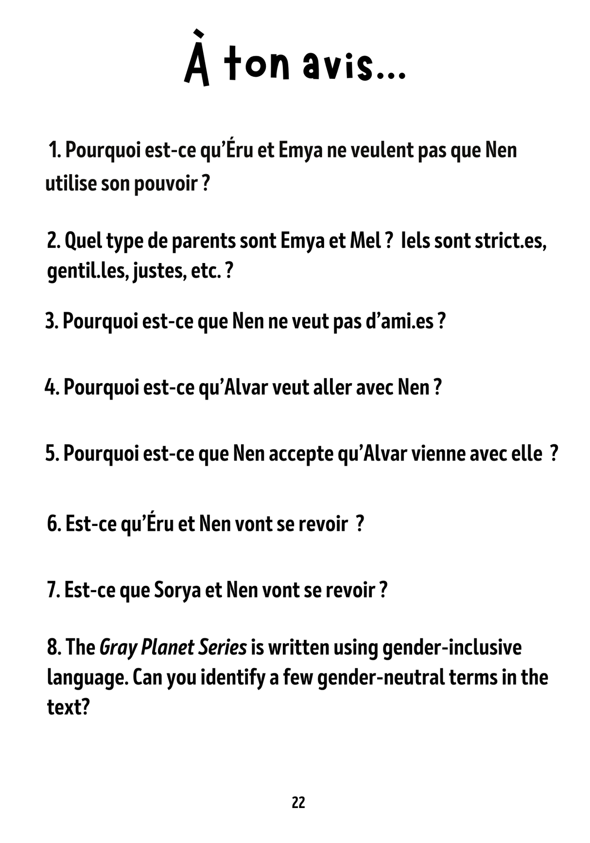 La mission - Level 1 - French Graphic Novel by Cécile Lainé