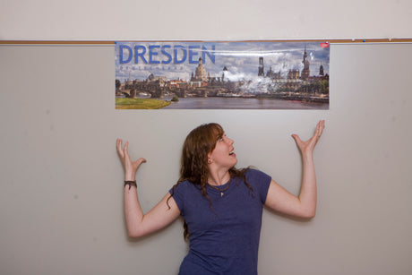 Dresden Panoramic - German - Skinny Poster