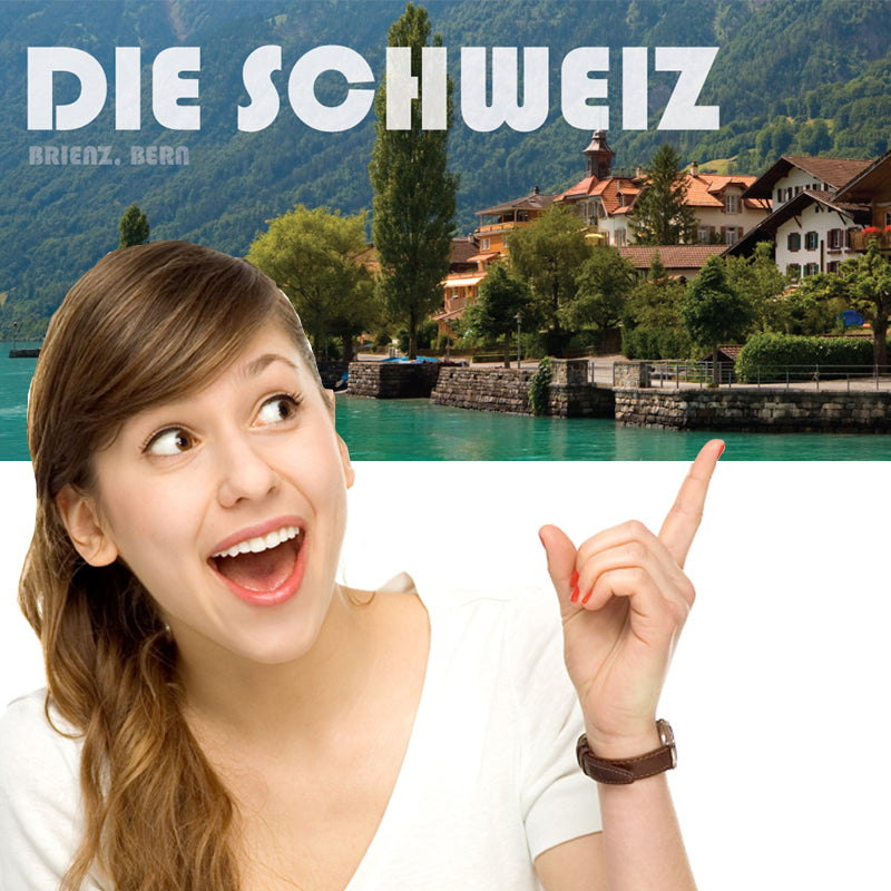 Switzerland Panoramic - German - Skinny Poster