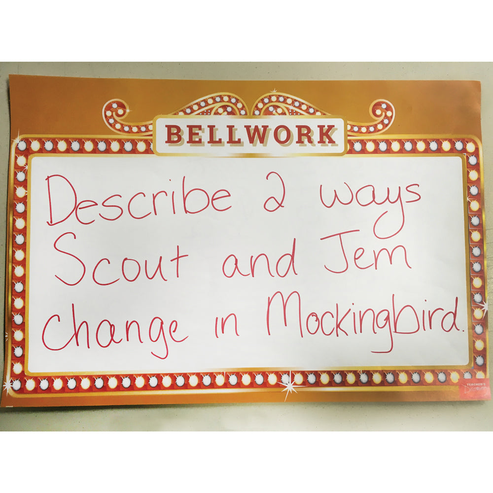 Essential Classroom English Dry-Erase Posters - Set of 6