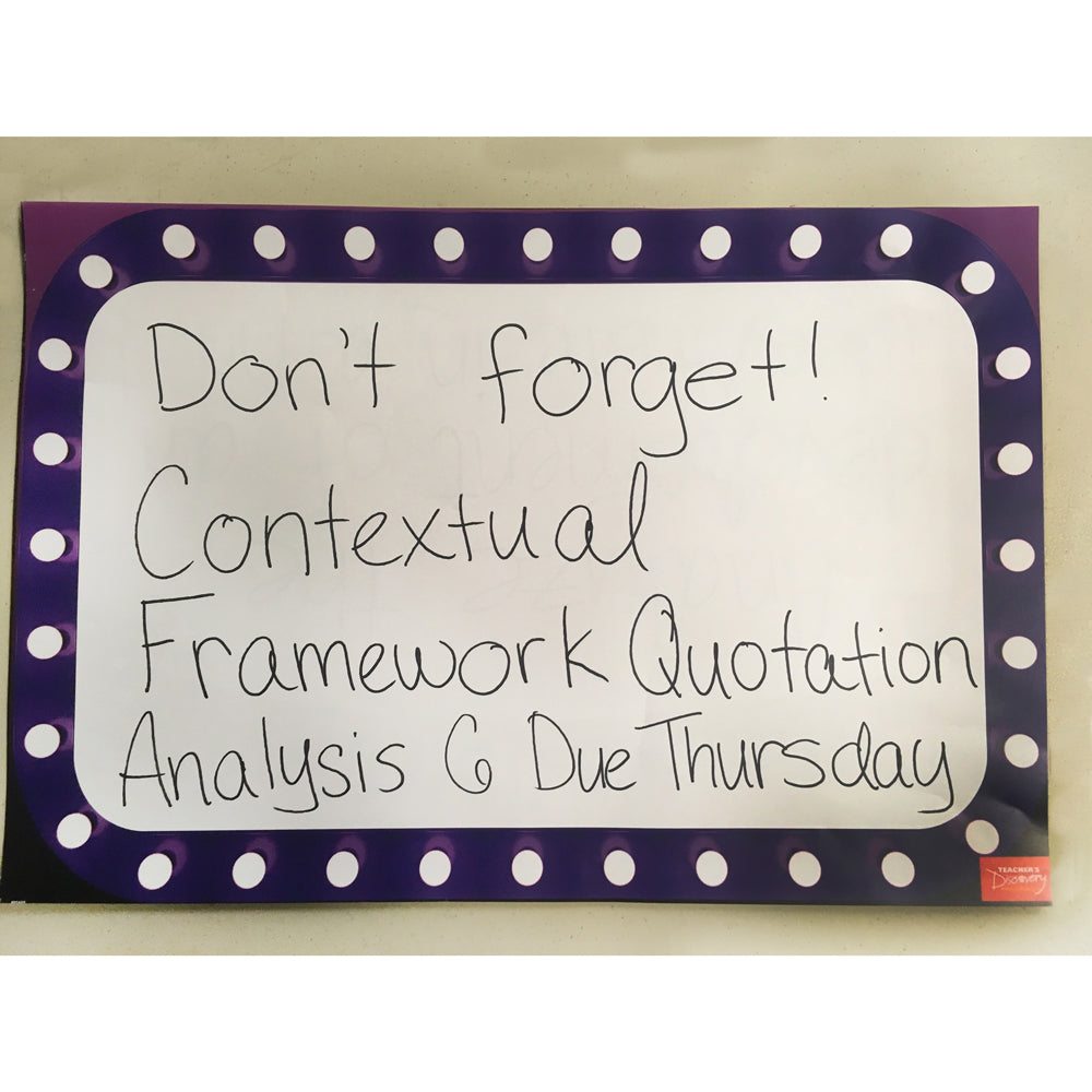 Essential Classroom English Dry-Erase Posters - Set of 6